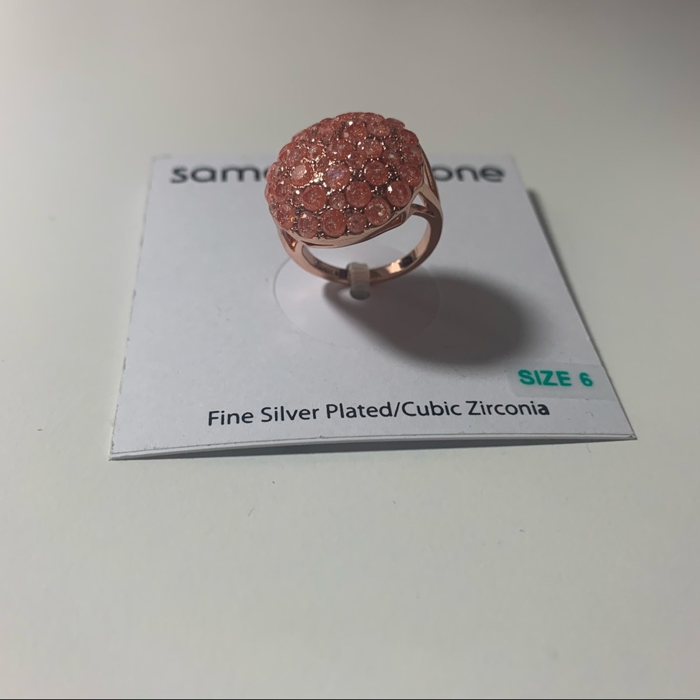 Silver / Rose Gold Stone Rings - Picture 2 of 5
